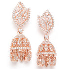 Leaf Jhumka Earrings – Nature-Inspired Elegance | Peora