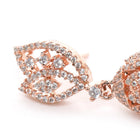 Leaf Jhumka Earrings – Nature-Inspired Elegance | Peora