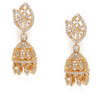 Sparkling Ethnic Style  Jhumka Earrings