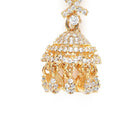 Stunning CZ Embellished Jhumka Earrings