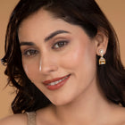 Stunning CZ Embellished Jhumka Earrings