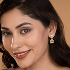 Stunning CZ Embellished Jhumka Earrings