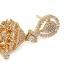 Stunning CZ Embellished Jhumka Earrings