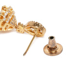 Stunning CZ Embellished Jhumka Earrings