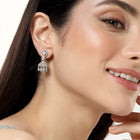 Classic CZ Studded Jhumka Earrings
