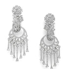 Starlight CZ Sway Drop Statement Earrings