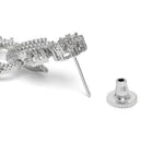 Starlight CZ Sway Drop Statement Earrings