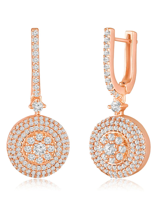 Drop Sparkle Earrings – Elegant & Eye-Catching | Peora
