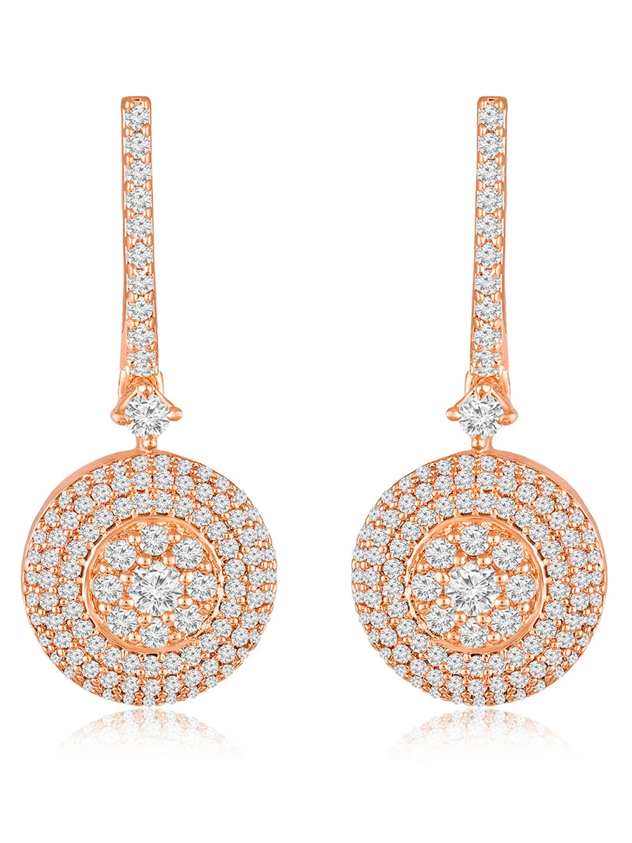 Drop Sparkle Earrings – Elegant & Eye-Catching | Peora