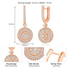 Drop Sparkle Earrings – Elegant & Eye-Catching | Peora
