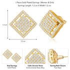 Square Shape Earrings – Modern & Chic Designs | Peora