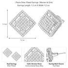 Square Shape Earrings | Modern & Stylish Imitation Jewellery by Peora