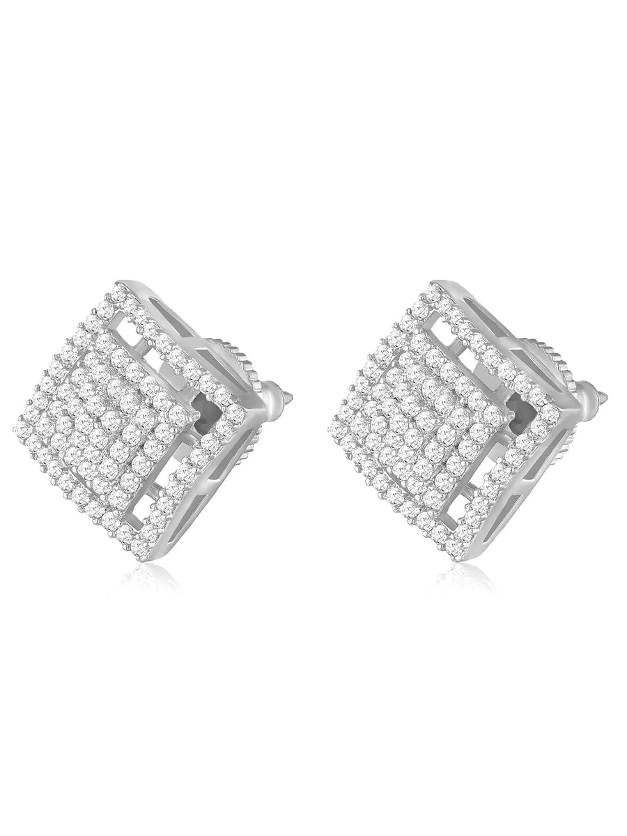 Square Shape Earrings | Modern & Stylish Imitation Jewellery by Peora