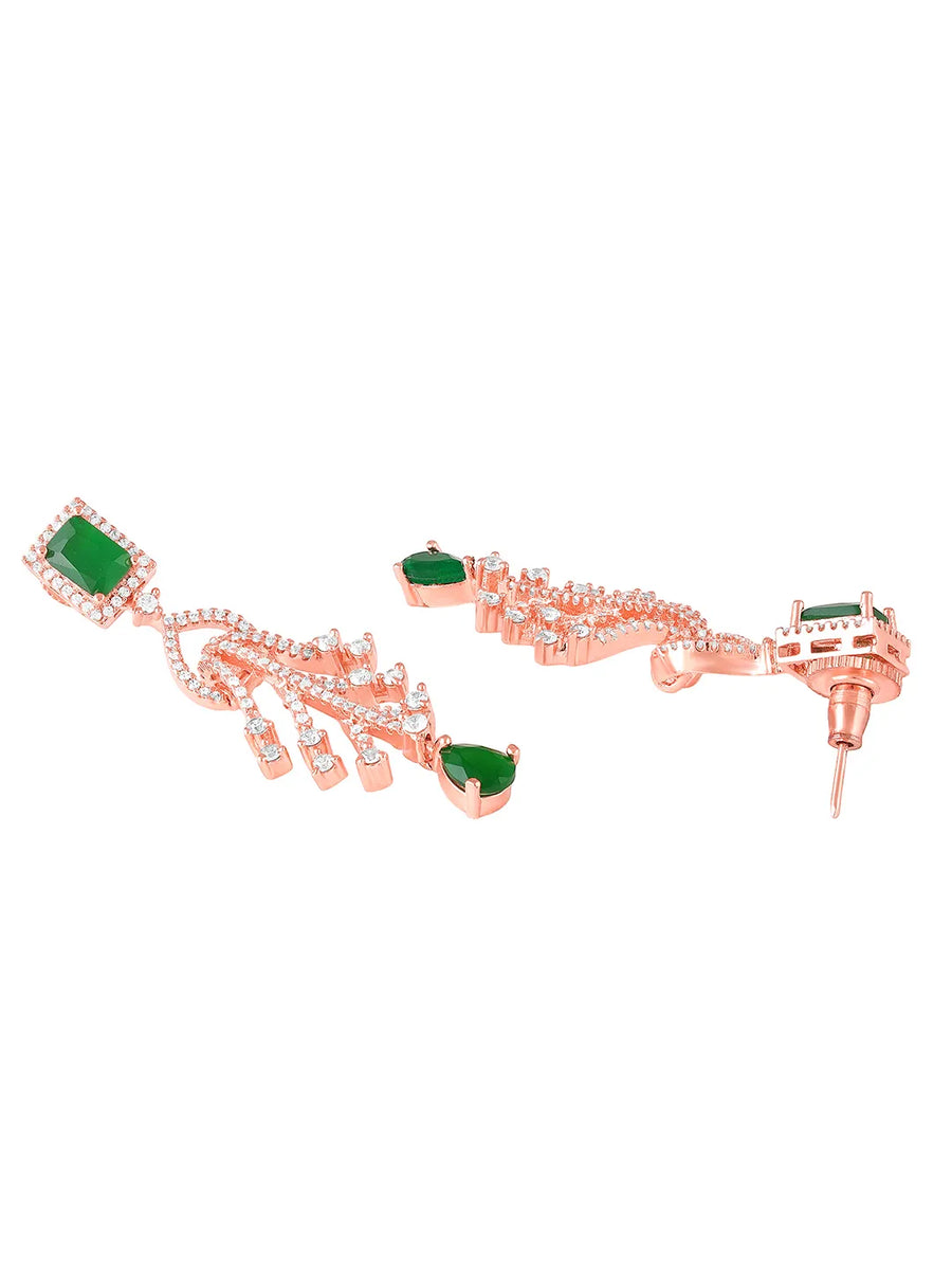 Crystal Drop Earrings – Sparkling & Elegant | Peora