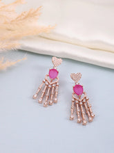 Glam Crystals CZ Dangle Earrings