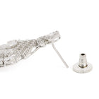 Sparkling CZ Cascade and Floral Earrings