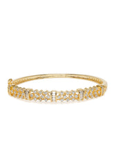 Twinkling Crystal Layered Kada Bangle