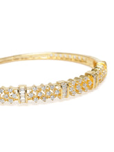 Twinkling Crystal Layered Kada Bangle