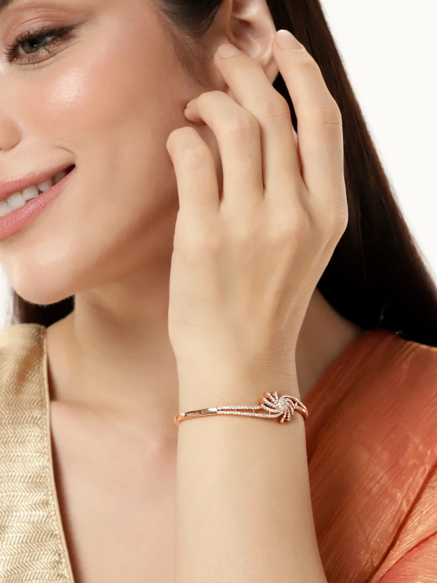 CZ Studded Kada for Cherished Moments