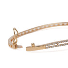CZ Studded Kada for Every Occasion in Gold featuring Cubic Zirconia kada bracelet  
