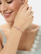 CZ Leaf Trail Openable Kada Bracelet