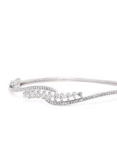 CZ Leaf Trail Openable Kada Bracelet