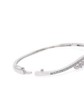 CZ Leaf Trail Openable Kada Bracelet