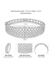 CZ Kada Bangle – Stunning Stone Bangle Jewellery by Peora
