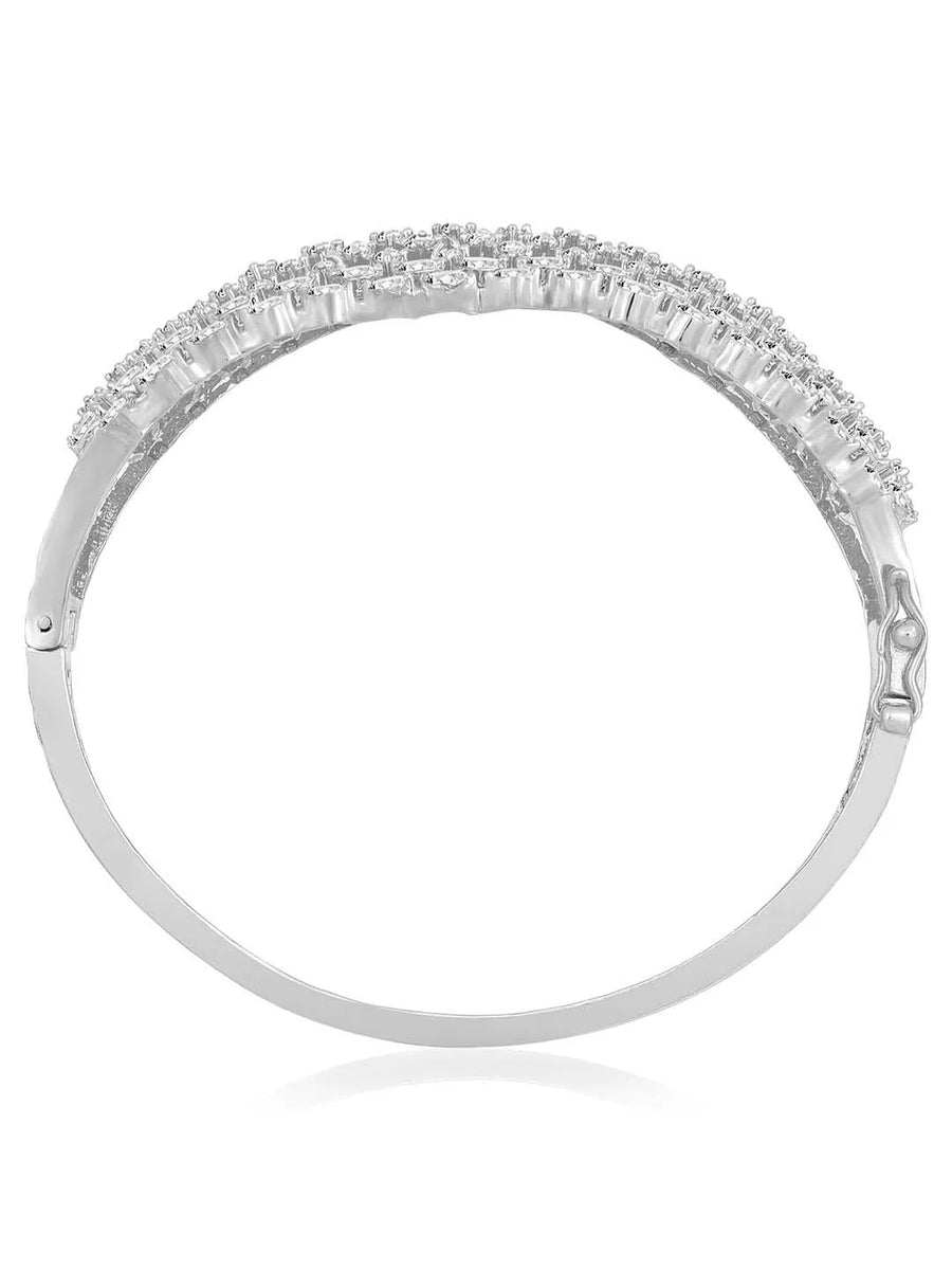CZ Kada Bangle – Stunning Stone Bangle Jewellery by Peora
