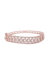 CZ Round Cut Glam Bracelet Kada