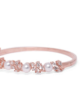 Lustrous Pearl & Crystal Fusion Kada