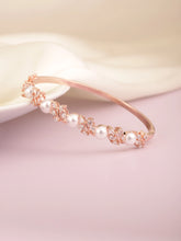 Lustrous Pearl & Crystal Fusion Kada