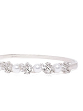 Lustrous Pearl & Crystal Fusion Kada