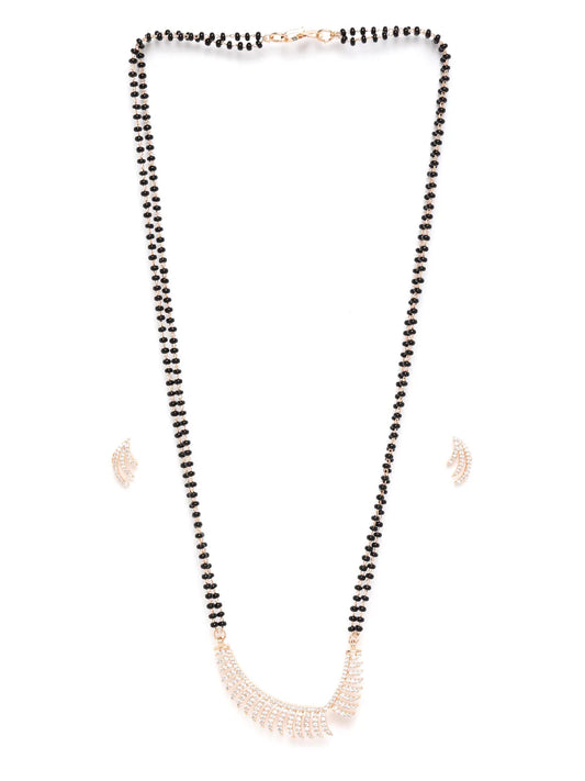 Dazzling CZ Studded Mangalsutra Chain