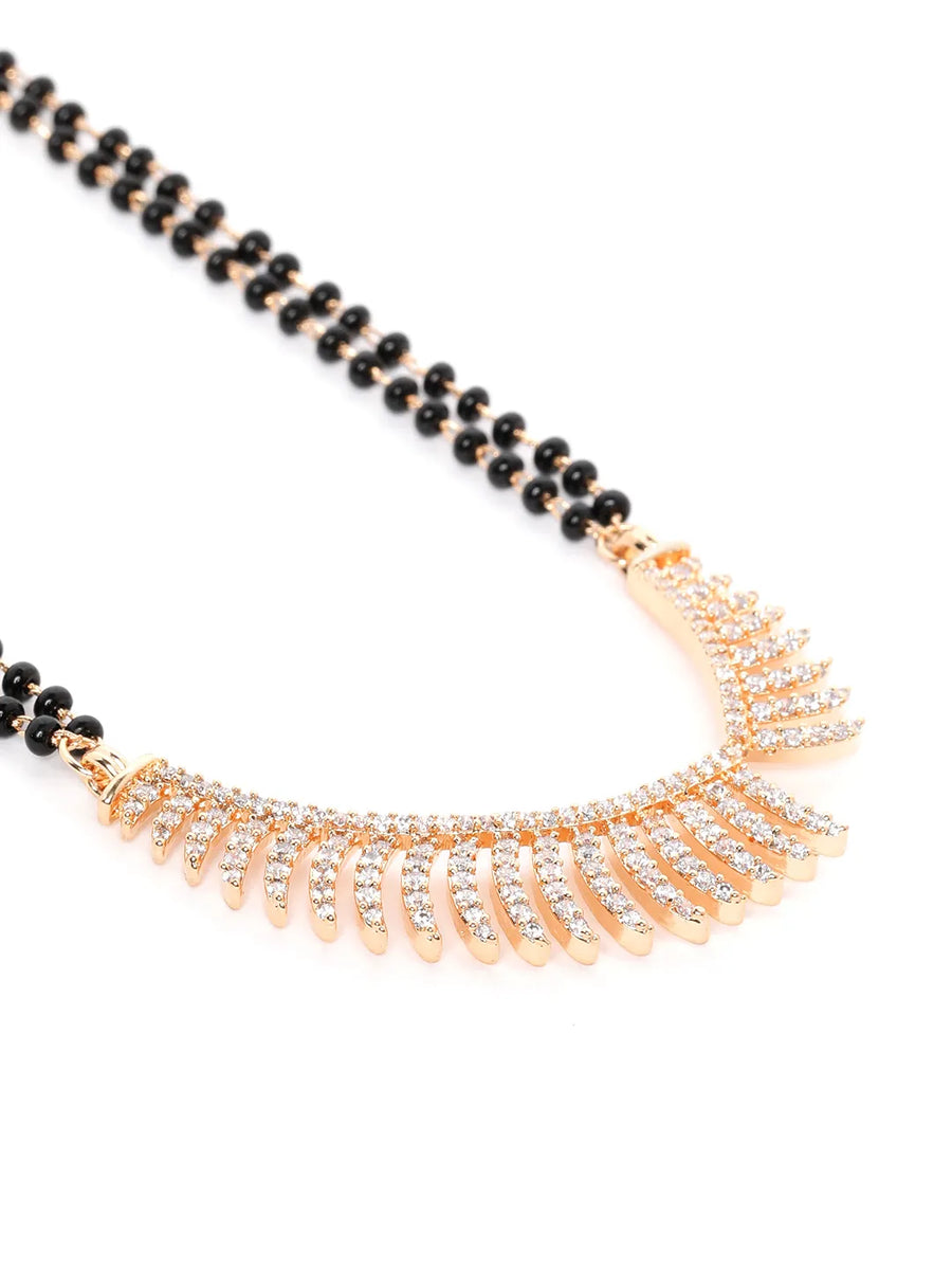 Dazzling CZ Studded Mangalsutra Chain