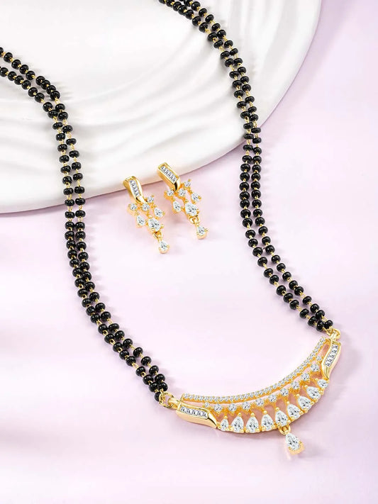 Beauty CZ Mangalsutra Set | Elegant & Radiant Designs by Peora

