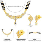 CZ Mangalsutra Set | Elegant & Sparkling Designs by Peora


