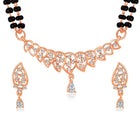 CZ Shimmering Mangalsutra Set | Elegant Sparkle by Peora

