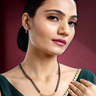 CZ Shimmering Mangalsutra Set | Elegant Sparkle by Peora

