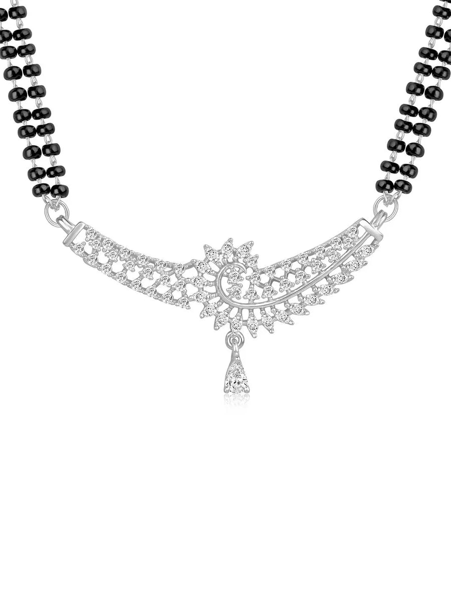 Radiance CZ Mangalsutra Set | Sparkling Elegance by Peora

