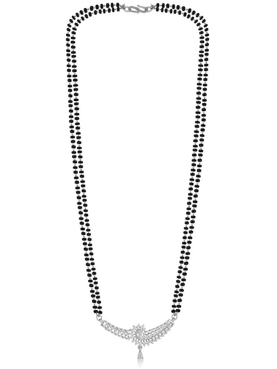 Radiance CZ Mangalsutra Set | Sparkling Elegance by Peora

