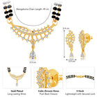 CZ Mangalsutra Set | Elegant Daily & Bridal Styles by Peora

