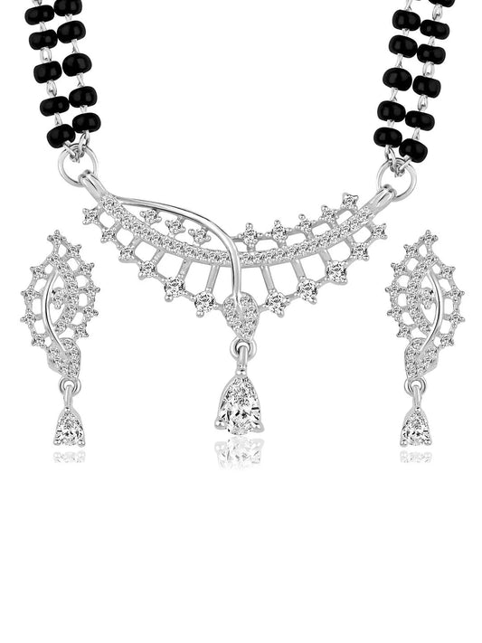 CZ Mangalsutra Set | Elegant Daily & Bridal Styles by Peora

