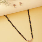Dainty Shine Mangalsutra Earrings Set