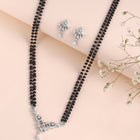 Stunning CZ Studded Mangalsutra Set