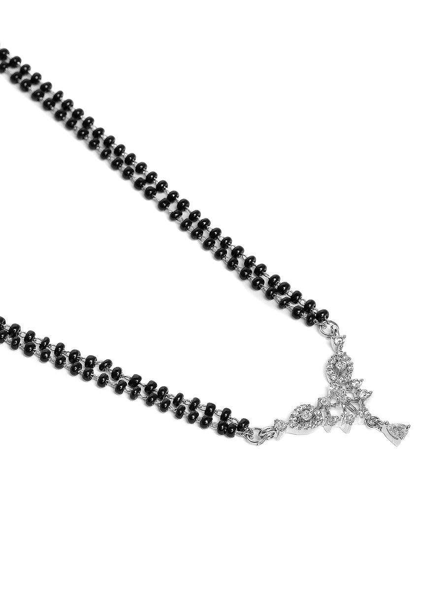 Stunning CZ Studded Mangalsutra Set