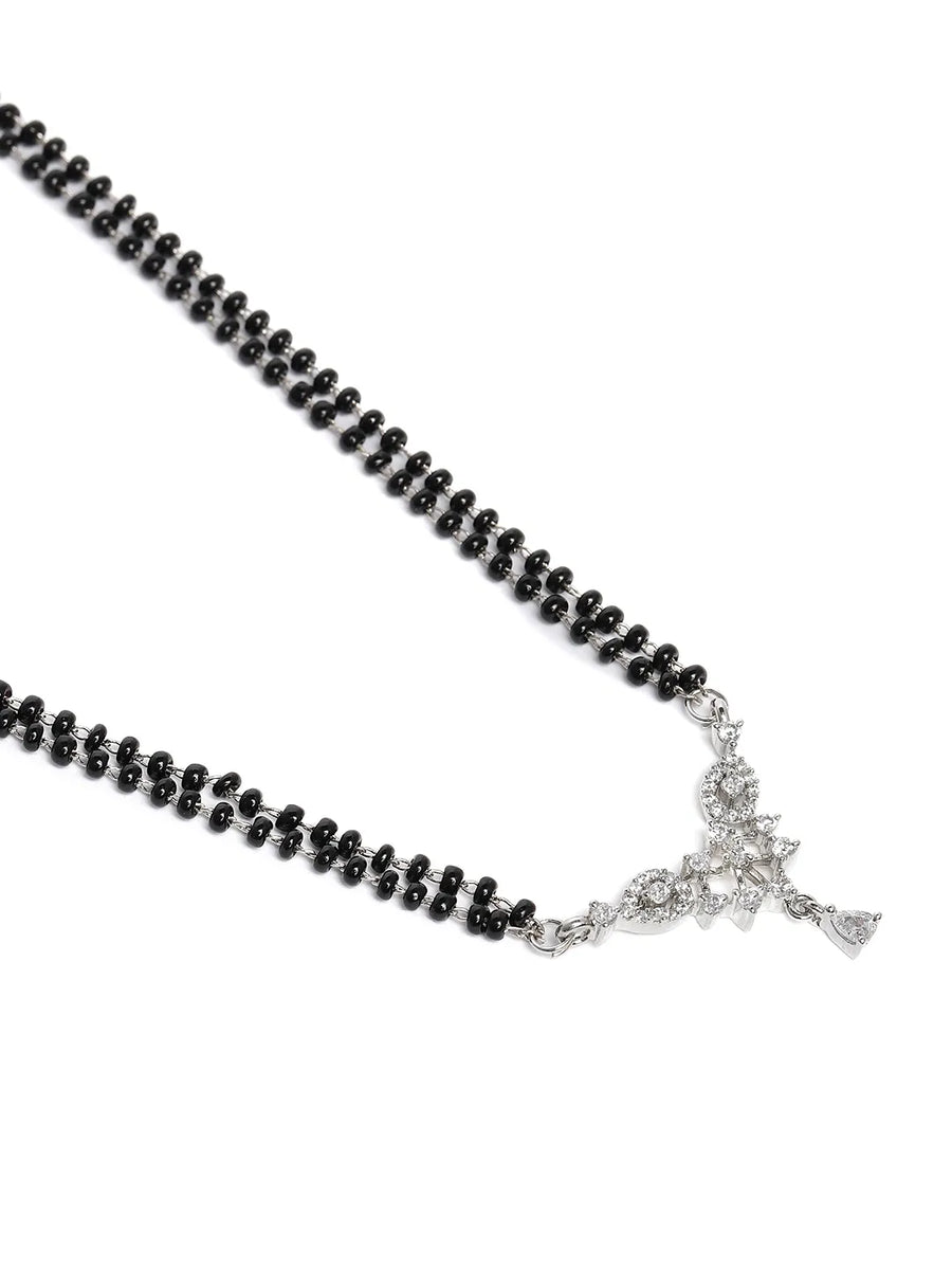Stunning CZ Studded Mangalsutra Set