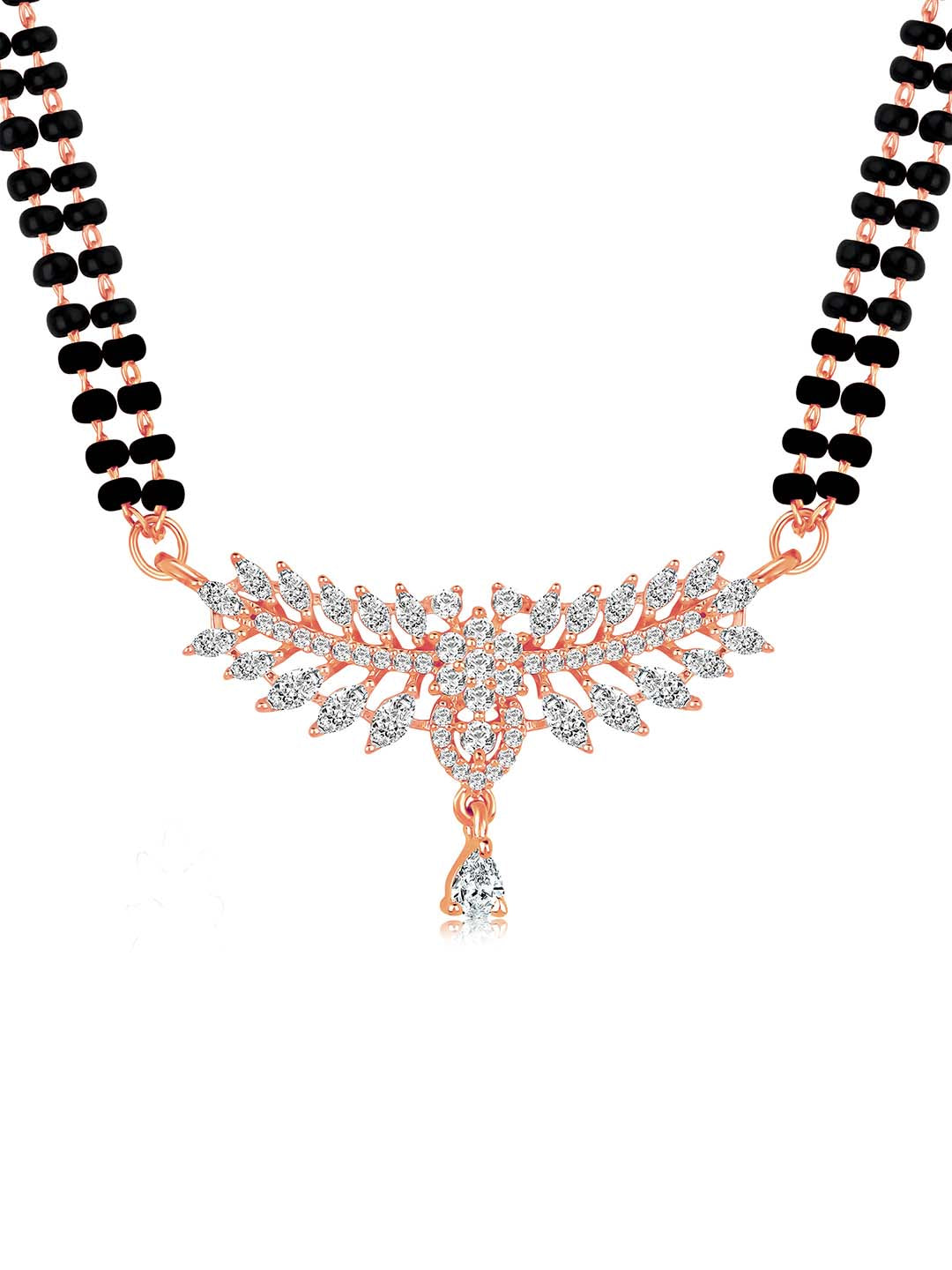 Timeless Shine Rose Gold CZ Mangalsutra Set