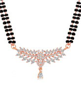 Timeless Shine Rose Gold CZ Mangalsutra Set