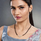 CZ Mangalsutra Set | Stylish & Sparkling Designs by Peora

